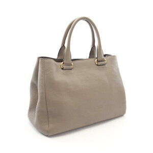 Prada DAINO Tote Bag VIT Leather Gray